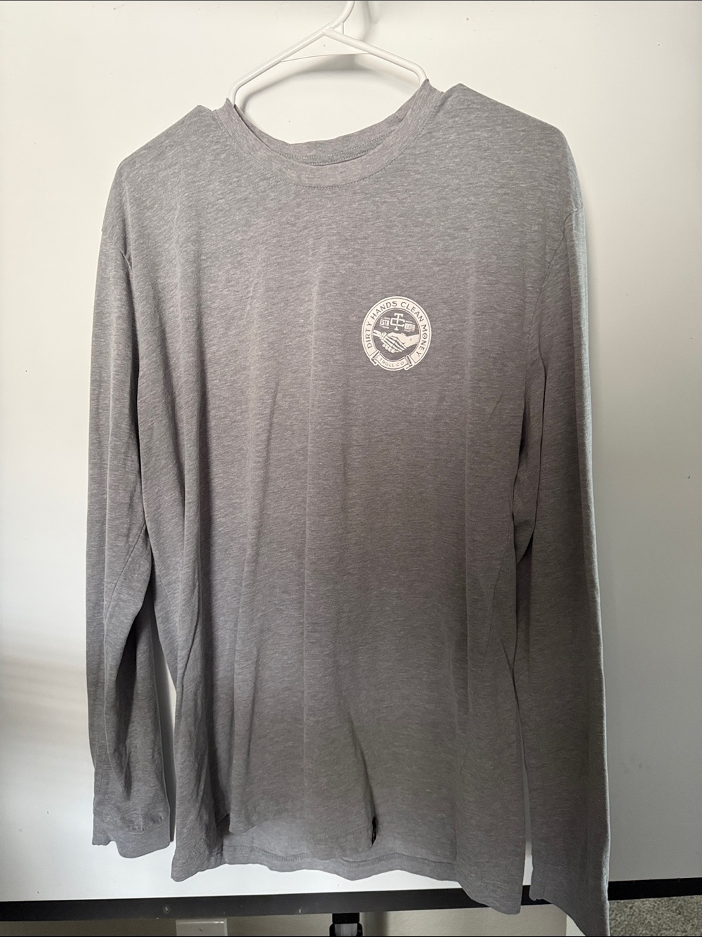 Troll Co- Gray Long-Sleeve Graphic Tee - Unbranded